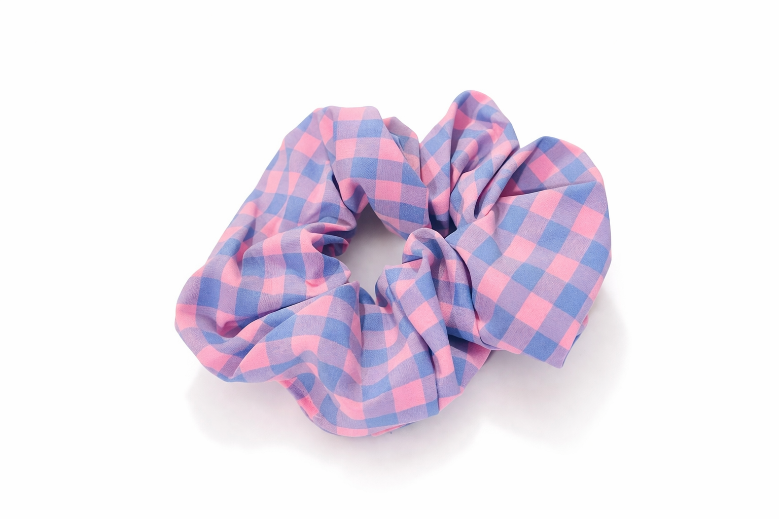 GINGHAM SCRUNCHY