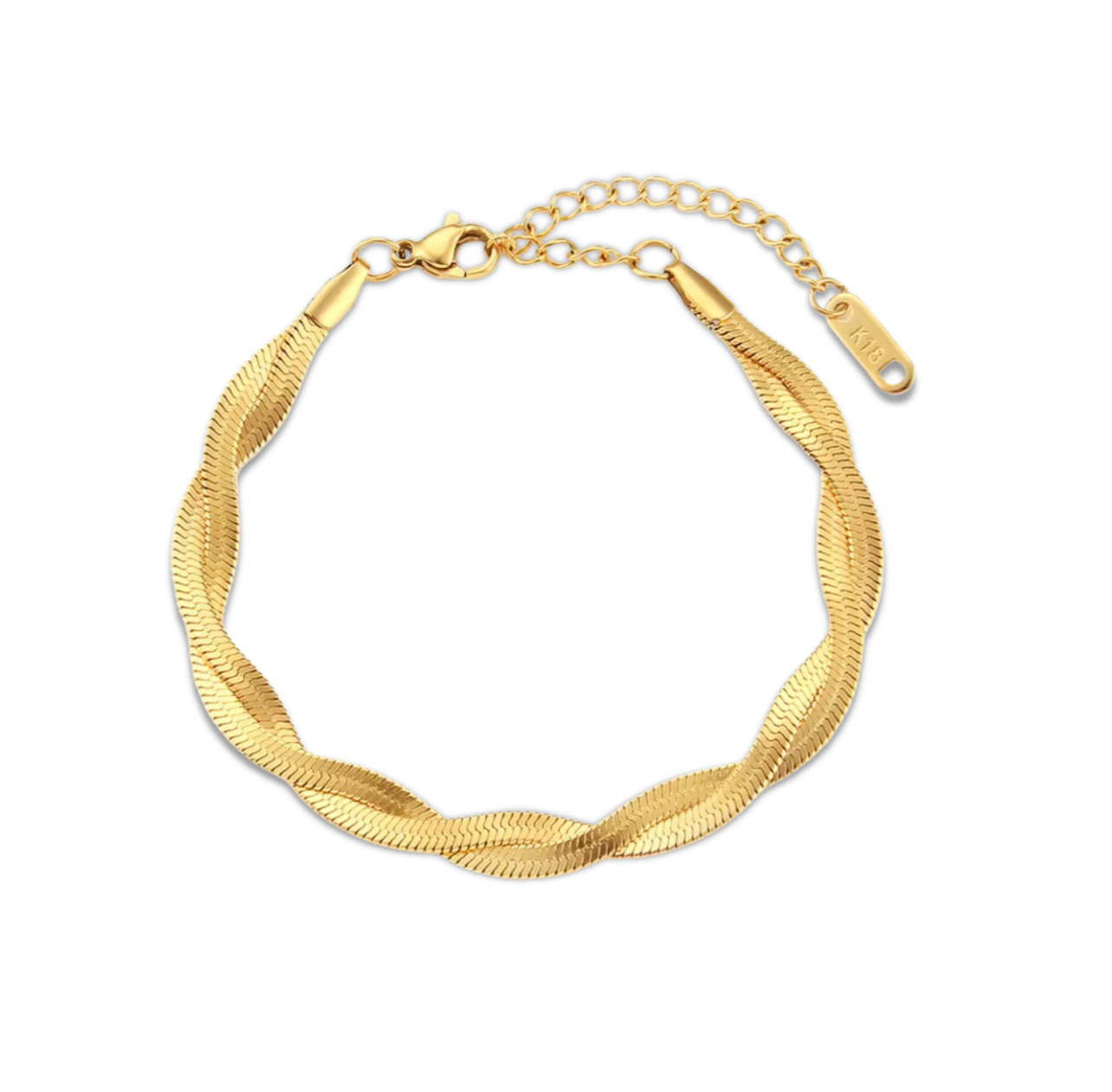 TWISTED HERRINGBONE BRACELET